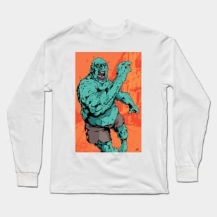 hungry zombie Long Sleeve T-Shirt